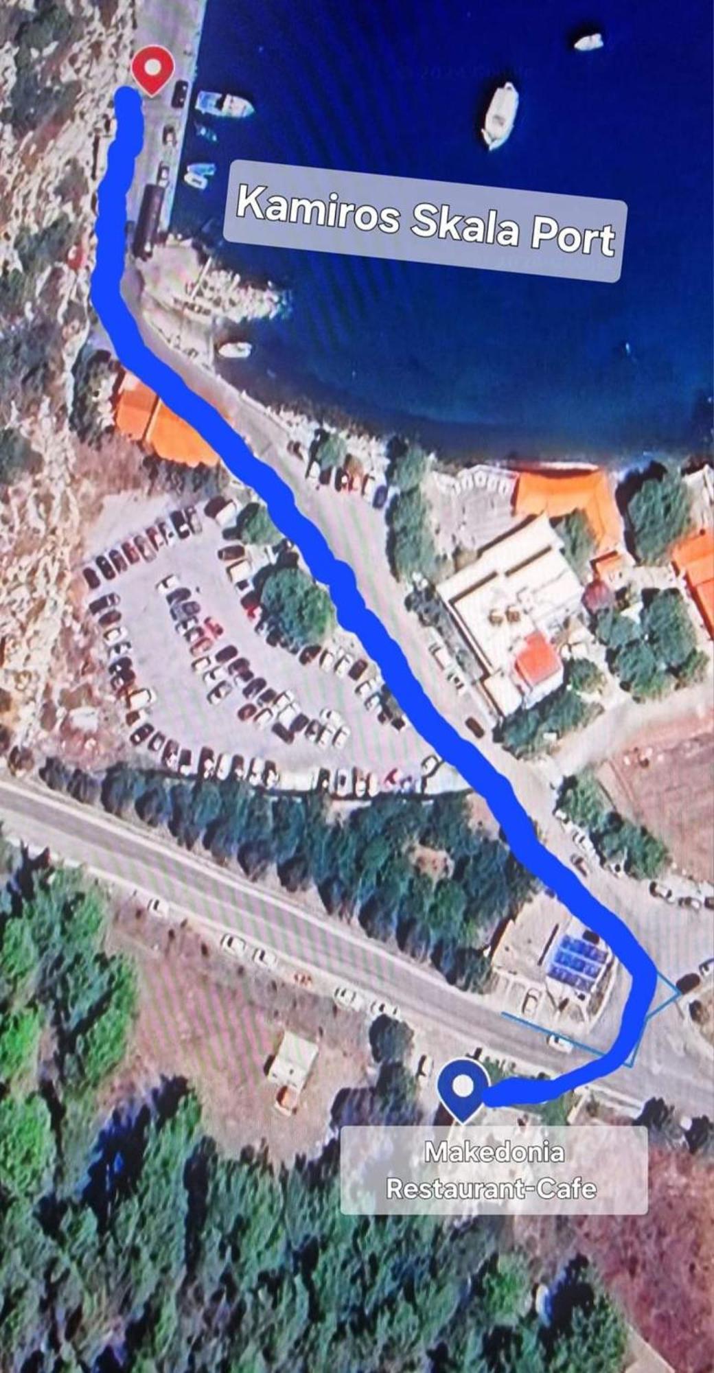 Makedonia Studios At Harbour Of Kamiros Skala Екстериор снимка